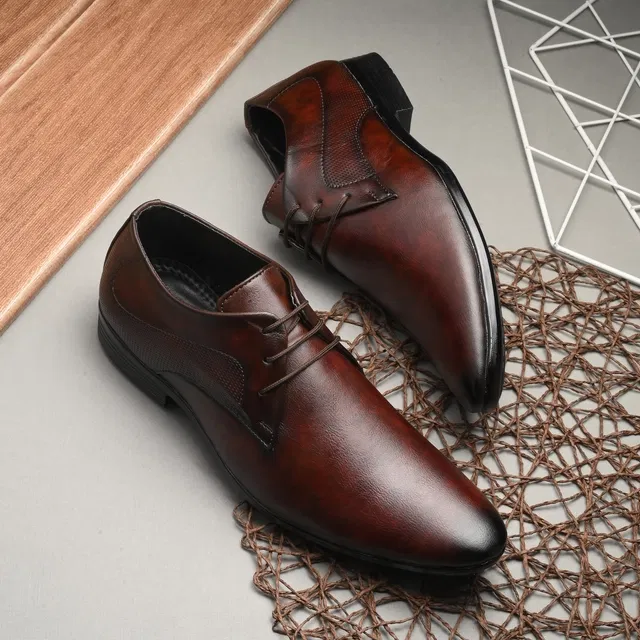 Formal Shoes for Men (Brown, 9)