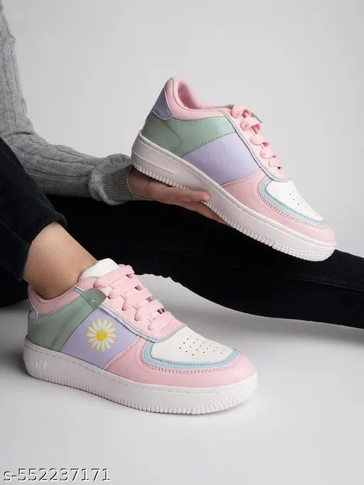 Shoetopia Girls Sneakers Multicolor (13-14 Years)