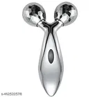 ABS Plastic Roller Massager (Silver)