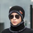 Woolen Cap with Neck Warmer for Men & Women 