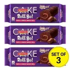 Britannia Cake Roll Yo! Triple Choco Swiss Roll - More Chocolatey, 27  g (Set of 3)