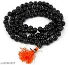 Black Hakik Mala Japa Mala Necklace Chain for Men 