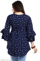 Three-Quarter Sleeves Top for Women 