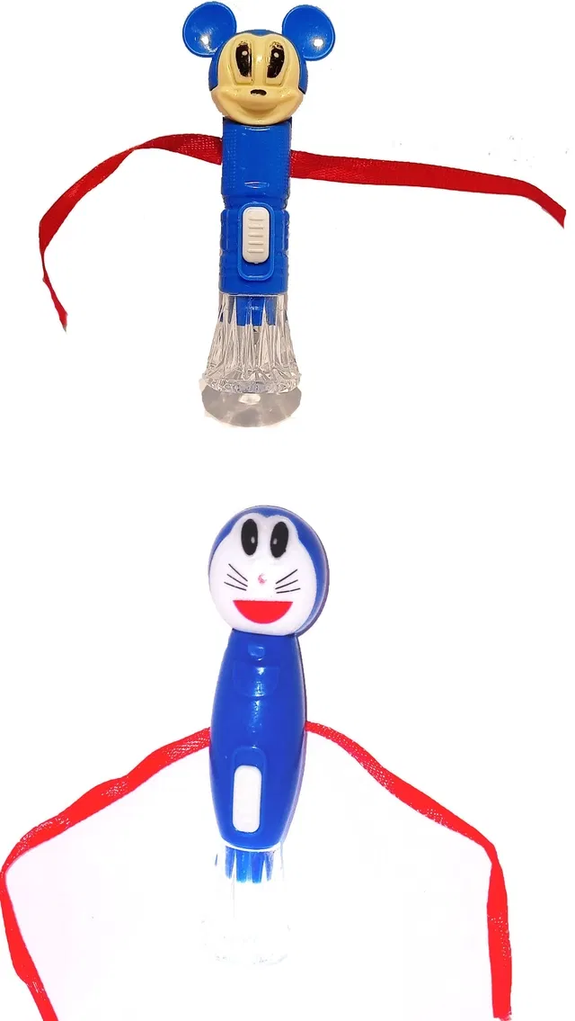 Plastic LED Light Torch Kids Rakhi (Multicolor, Pack of 2)