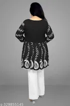 Georgette Chikankari Top for Women 