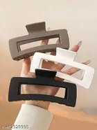 Plastic Claw Clips for Women & Girls, Pack of 4 