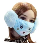 Winter Face Mask with Ear Muffs for Girls (Blue) (SE-24)