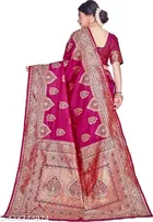 Banarasi Silk Zari Woven Saree for Women 