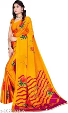 Crepe Printed Saree for Women 