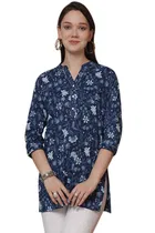 Cotton Printed Top for Women 