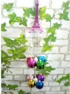 Eiffel Tower Wind Chimes Wall Hanging 