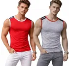 Cotton Jym Vest for Men, Multicolour, Pack of 2 