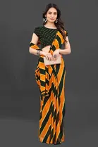Trendy Georgette Saree with Blouse Piece For Women 