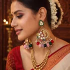 Alloy Earrings for Women & Girls, Multicolour