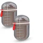 Portable Soap Dish for Travel, Camping and Outdoor (Pack of 2) Assorted