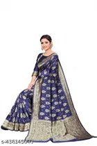 Banarasi Silk Zari Woven Saree for Women 
