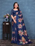 Mysore Silk Printed Saree for Women 
