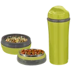 Asian Stainless Steel Lunch Box with Flask 