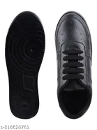 Solid Synthetic Sneakers for Girls 