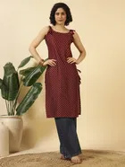 Dori Poly Crepe Kurti for Women 