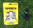 Ubon Ub-763 Sports Series Champ Wired Earphone (Black)