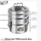 Stainless Steel 3 Layer Lunch Box 