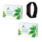 Smartway 2 Pcs Neem-Tulsi & Aloevera Bathing Soap (75 g) with Free Digital Watch (Black) (Set of 2)