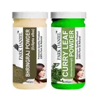 Park Daniel 100% Pure & Natural Bhringraj Powder & Curry Leaf Powder 