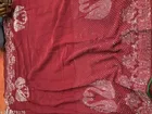 Georgette Embroidered Saree For Women, Maroon