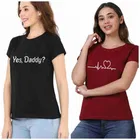 Round Neck Printed T-Shirt for Women & Girls 