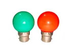 Mini 0.5-Watt Base B22 LED Night Zero Watt Bulb, PACK OF 2, Assorted -Multicolor