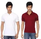 Solid Polo T-shirt for Men, Pack of 4 
