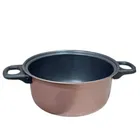Aluminium Non-Stick Deep Frying Pan, Brown, 20 cm, 2000 ml