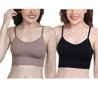 Cotton Blend Padded Camisole Bra for Women 