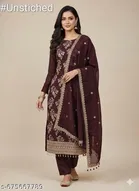 Georgette Punjabi/All Over Suits Semi-Stitched Suits 