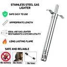 Stainless Steel Gas lighter Pack of 1, Silver