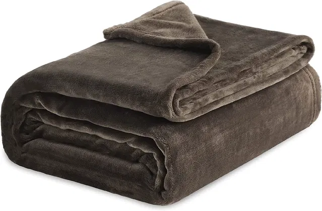 Arch Supersoft Solid Double Blanket 1.2Kg 220x230cm Brown