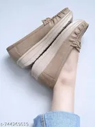 Shoetopia Girls Casual Shoes Peach 