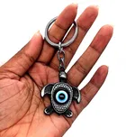 Evil Eye Good Luck Metal Keychain with Keyring for Home,Office,Men,Women, Pack Of 1