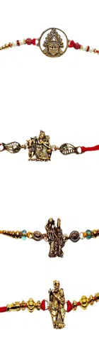 Metal Rakhi, Pack of 4