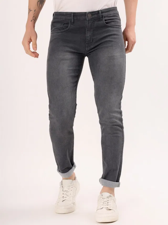 Jeans for men (Grey, 38)