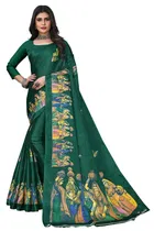 Art Silk Printed Saree for Women 