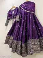 Embroidered Lehenga Choli for Women 