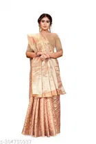 Organza Zari Woven Saree for Women 