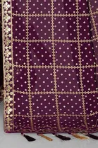 Trendy Vichitra Silk Saree with Blouse Piece For Women 