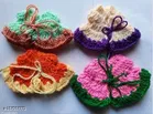 Laddu Gopal Woollen Poshak, Assorted Colors, Pack of 4