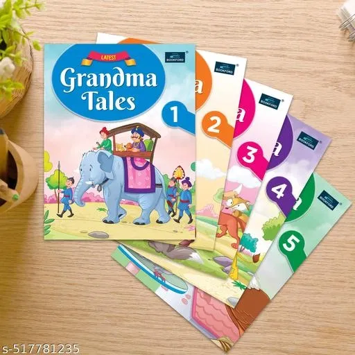 Storytime with Grandma – A Heartwarming Set of 5 Moral Tales That Teach Kindness, Honesty & Life Lessons Through Engaging Narratives for Kids!