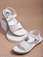 Shoetopia Girls Sandals White Size 6.0