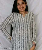 Cotton Printed Short Kurti for Women, Multicolor 