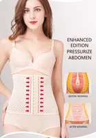 एयर ब्रेथ टम्मी गृप बेल्ट वैस्ट ट्रेनर ट्रिम्मर एंड स्लिमिंग कोर्सेट 3 हुक्स गिर्डल विद वायर सपोर्ट 